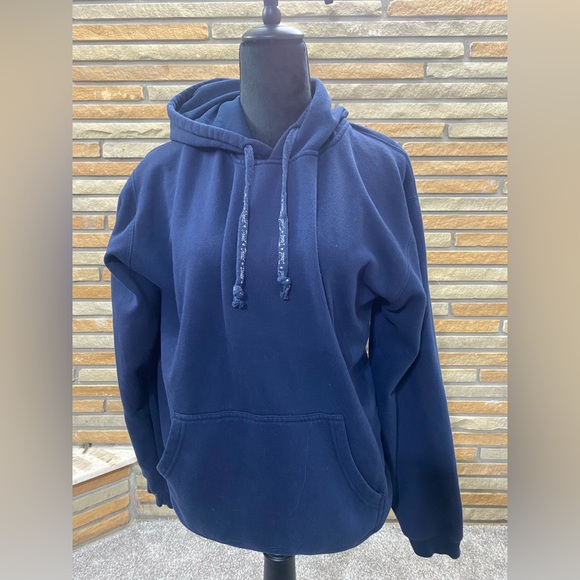 Medium navy pullover hoodie - Picture 1 of 8